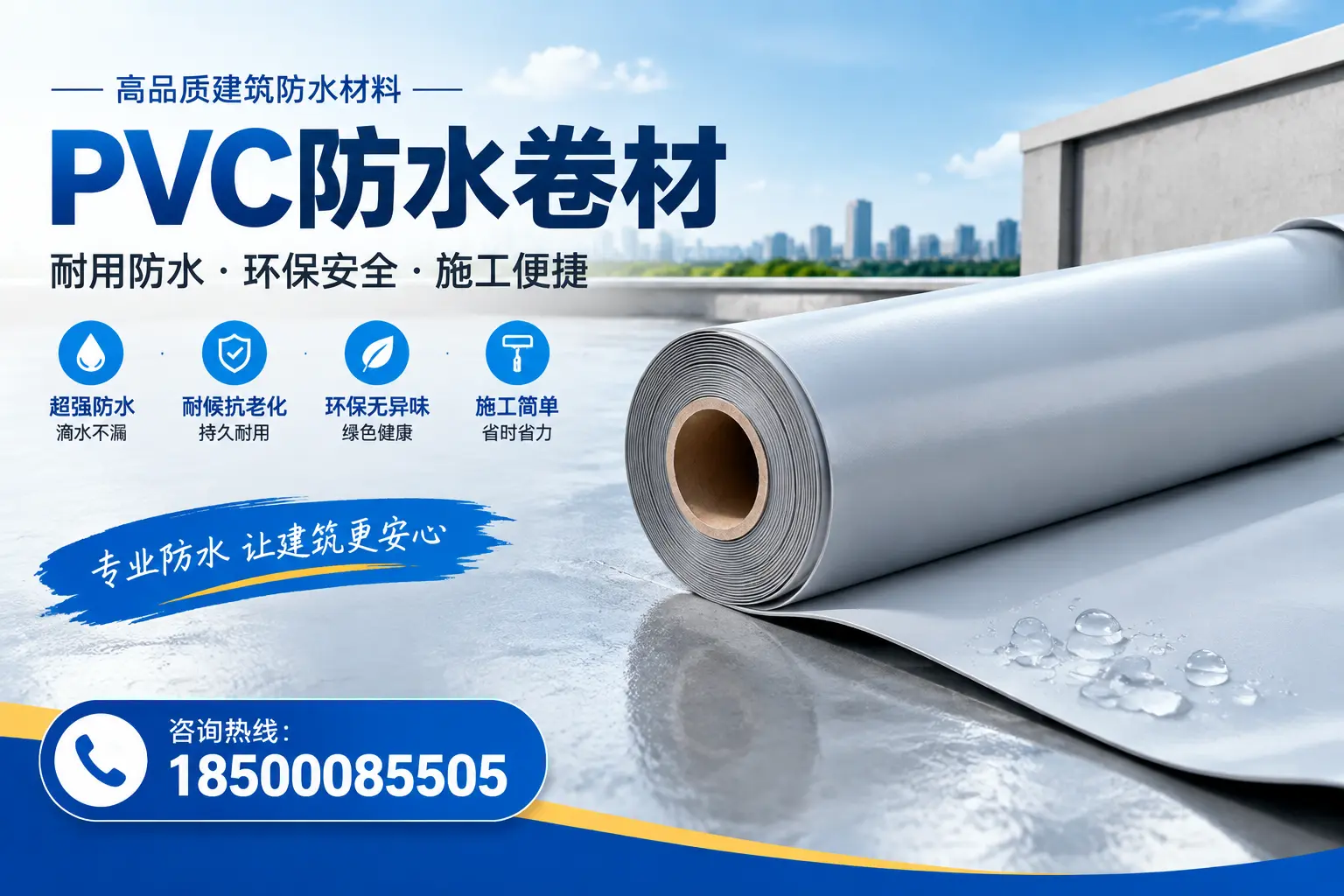 PVC防水卷材选型对比:如何做出明智选择?定安指南