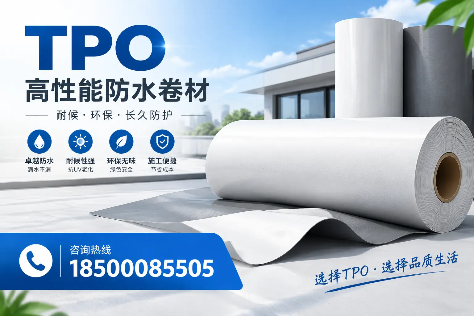 如何在定安实施tpo材料的环保策略